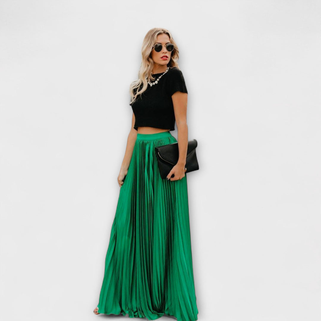 Annie Boutique™ | Pleated Maxi Skirt