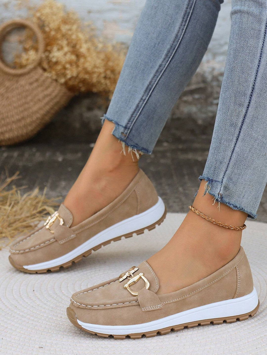 Ellie™ | Flat Buckle Loafers