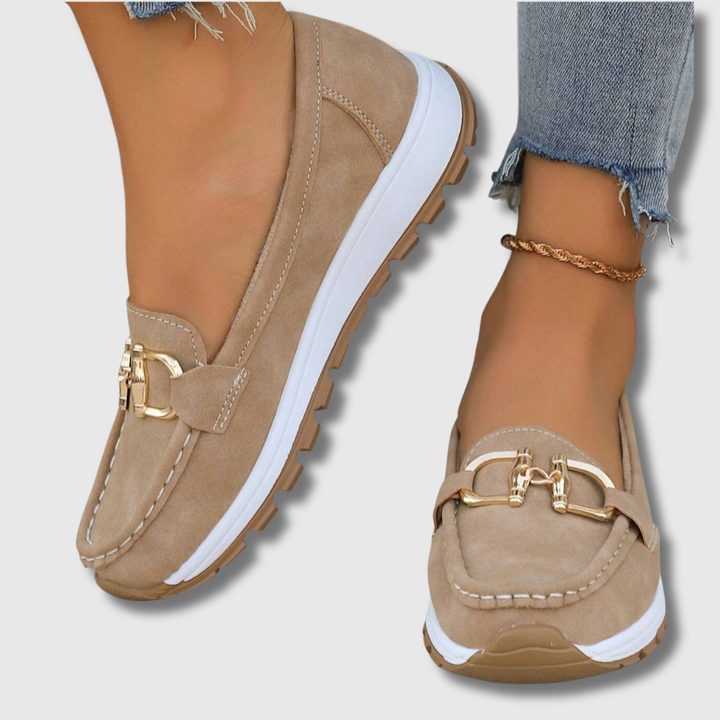 Ellie™ | Flat Buckle Loafers