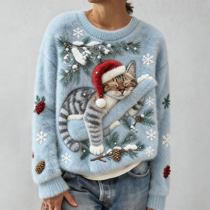GattoInverno™ | Soft Christmas Sweater for Women