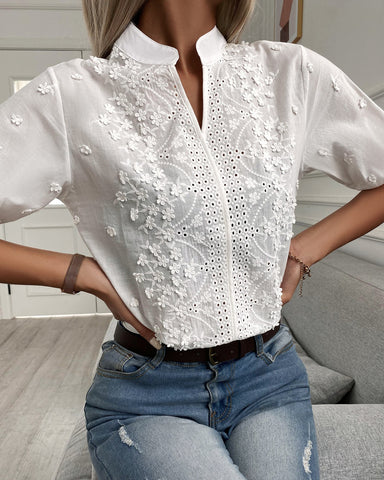 Annie Boutique™ | Chic Embroidered Blouse