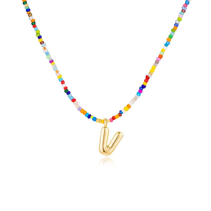 MACY™ - Colorful Bubble Letter Necklace