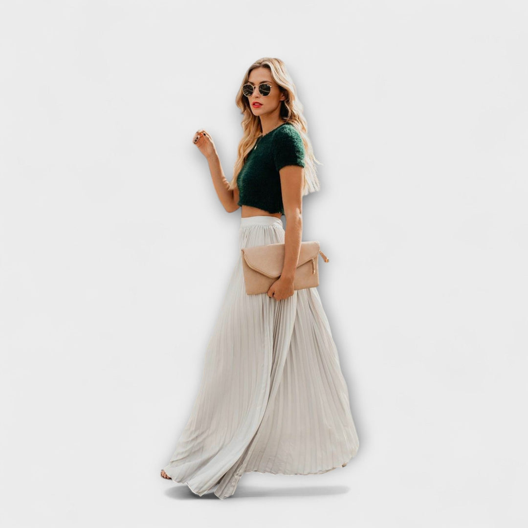 Annie Boutique™ | Pleated Maxi Skirt