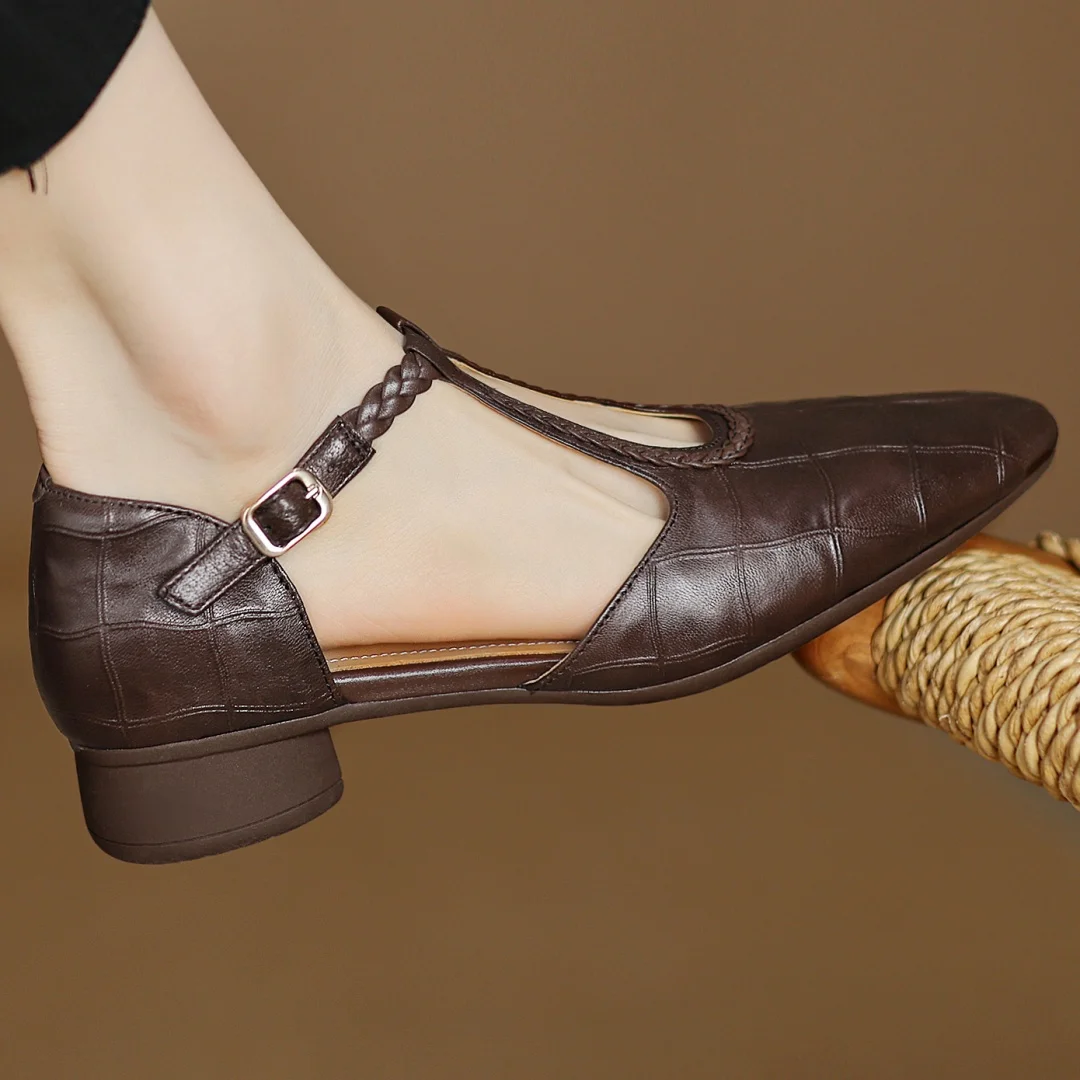 Annie Boutique™| Kepa Leather Mary Janes
