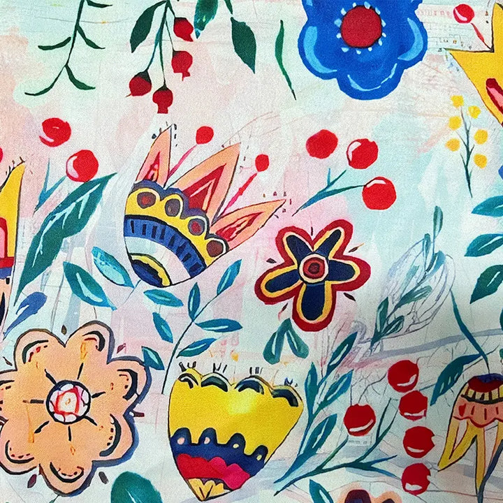 AMARRI™ - Classy Mixed Floral Vintage Blouse