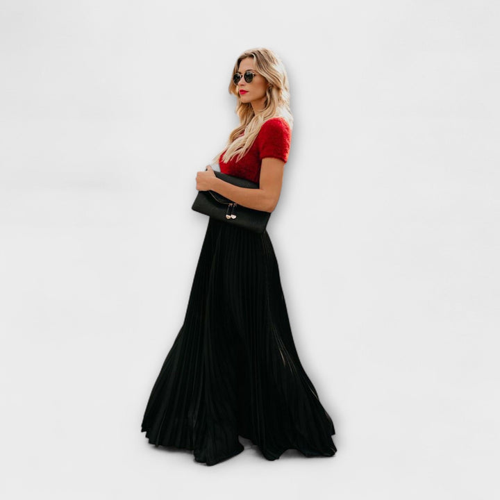 Annie Boutique™ | Pleated Maxi Skirt