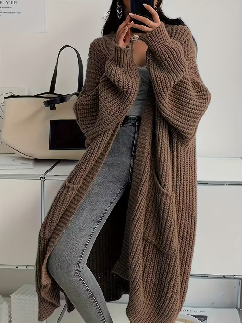 Annie Boutique™| Long Knitted Cardigan Women