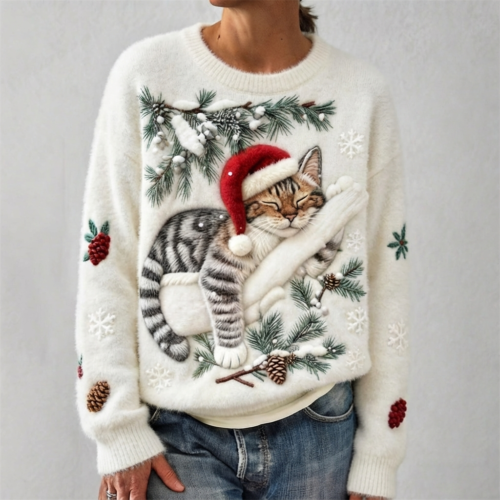 GattoInverno™ | Soft Christmas Sweater for Women