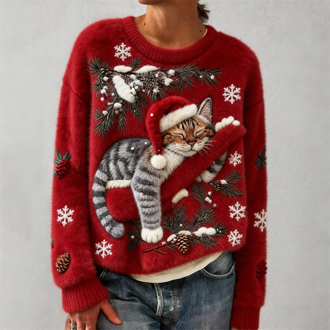 GattoInverno™ | Soft Christmas Sweater for Women