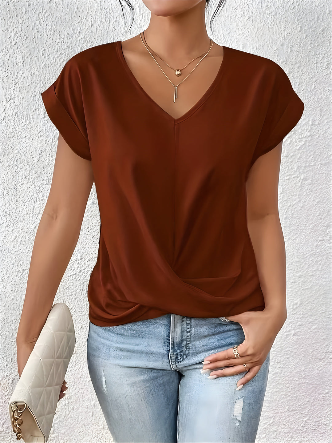 Annie Boutique™ | Relaxed Front Twist Top