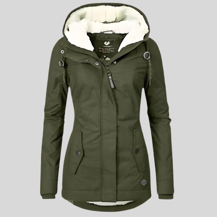 Wrenley™ – Waterproof Long Jacket with Hood and Lining