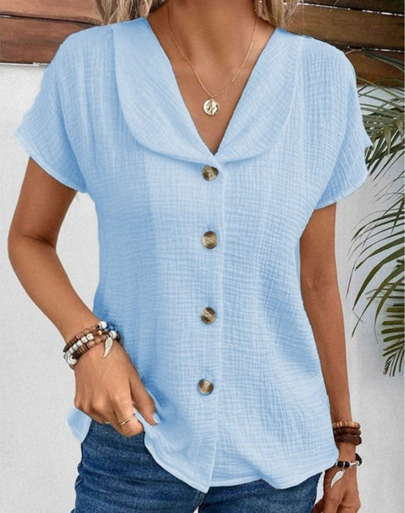 Annie Boutique™ | Chic Buttoned Blouse