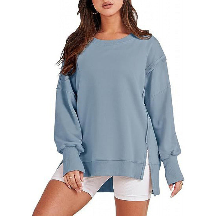 DAMIT™ - Casual Oversized Long Sleeve Crewneck Sweatshirt