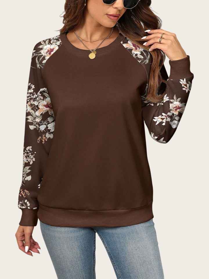 Annie Boutique™ | Blossom Contrast Sweatshirt