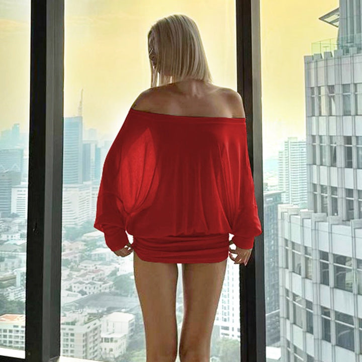 VALENCIA™ – Elegant Off-Shoulder Evening Mini Dress