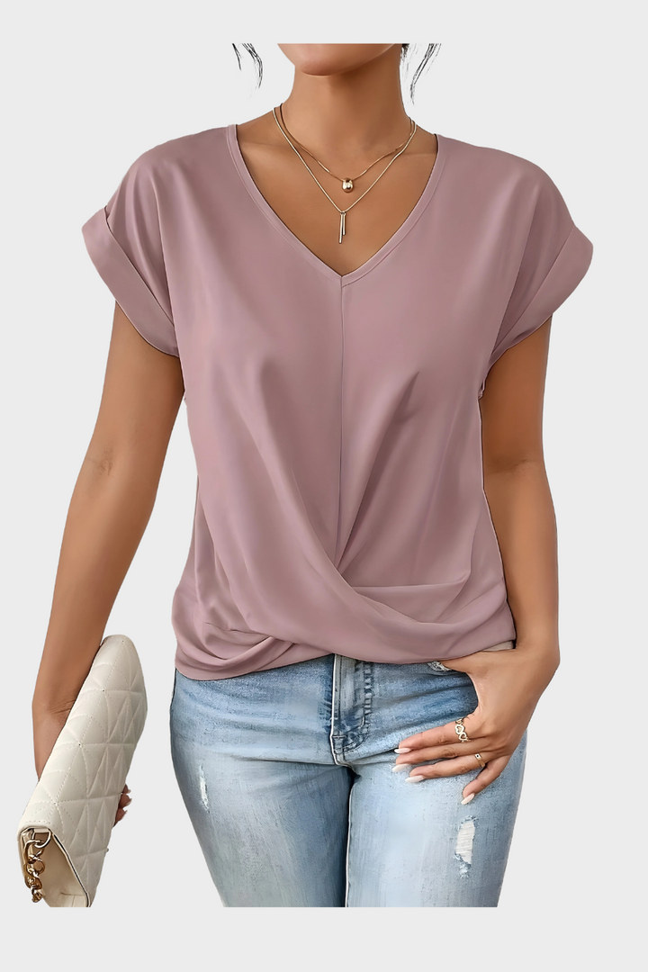 Annie Boutique™ | Relaxed Front Twist Top