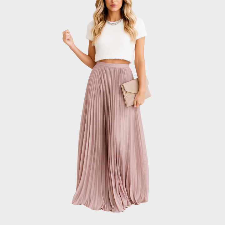 Annie Boutique™ | Pleated Maxi Skirt
