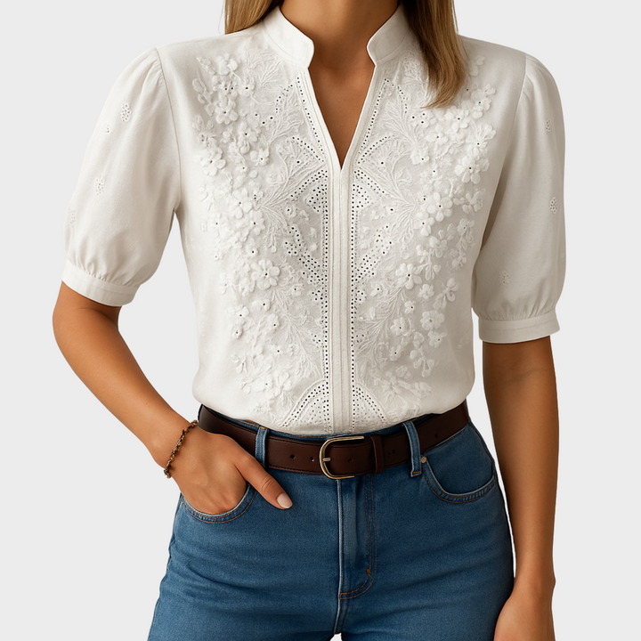 Annie Boutique™ | Chic Embroidered Blouse