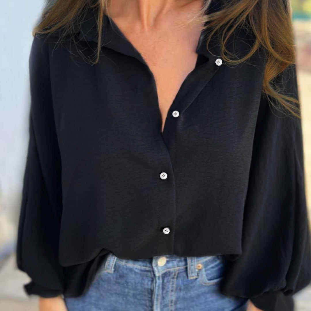 Annie Boutique™ | Stylish Buttoned Blouse