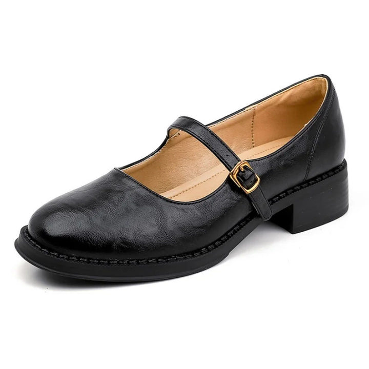 Annie Boutique™| Classic Comfort Mary Janes Made Of Leather