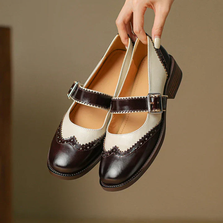 Annie Boutique™| Miana Leather Mary Janes