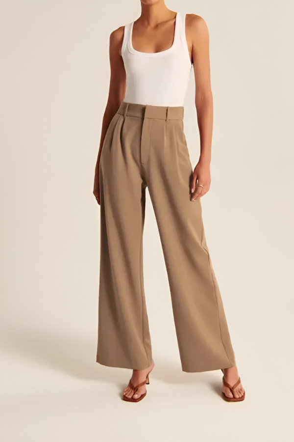 Annie Boutique™ | Wide Leg Tailored Pants