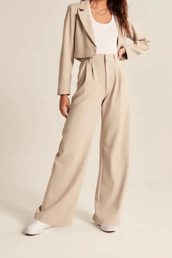 Annie Boutique™ | Wide Leg Tailored Pants