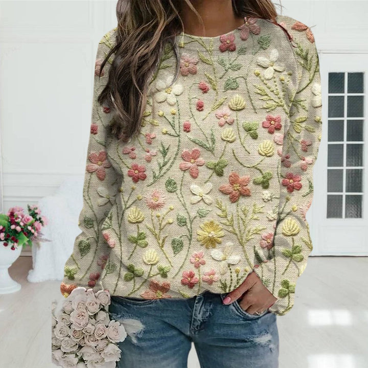 Annie Boutique™ | Floral Pattern Pullover for Women