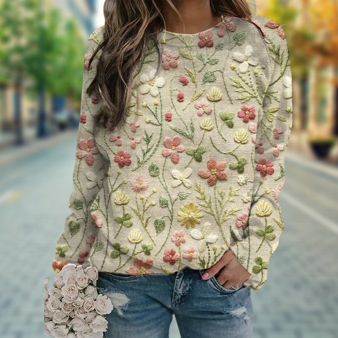 Annie Boutique™ | Floral Pattern Pullover for Women