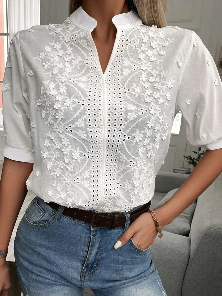 Annie Boutique™ | Chic Embroidered Blouse