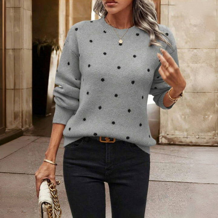 Annie Boutique™ | Polka Dot Knitted Sweater