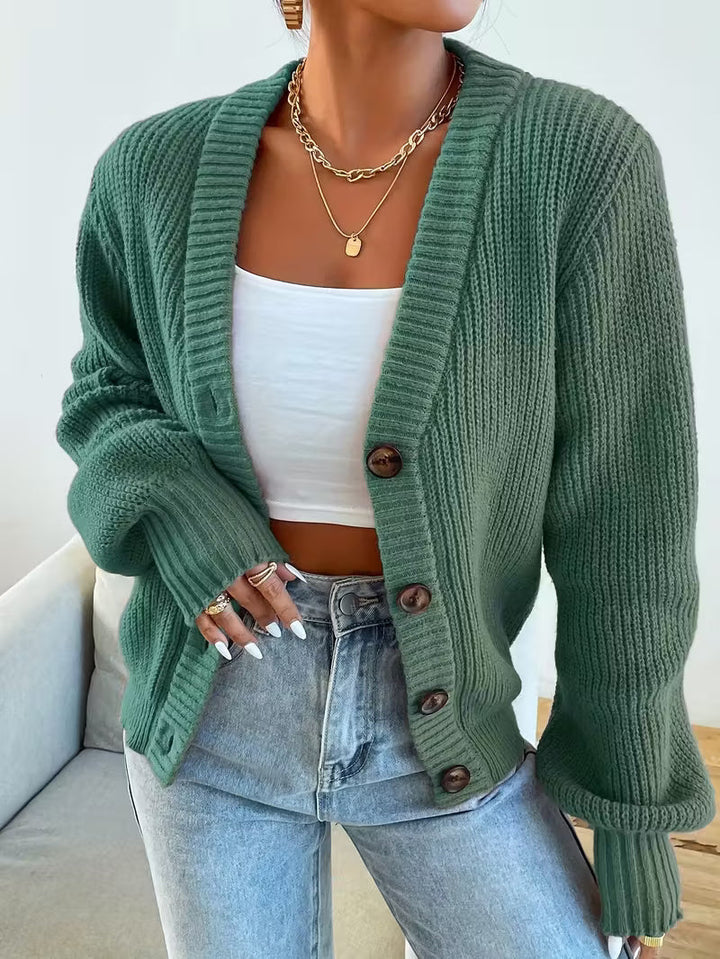 Annie Boutique™| Cozy Knit Button Cardigan