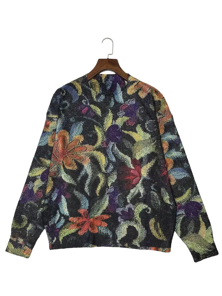 Annie Boutique™ | Trendy Floral Sweater