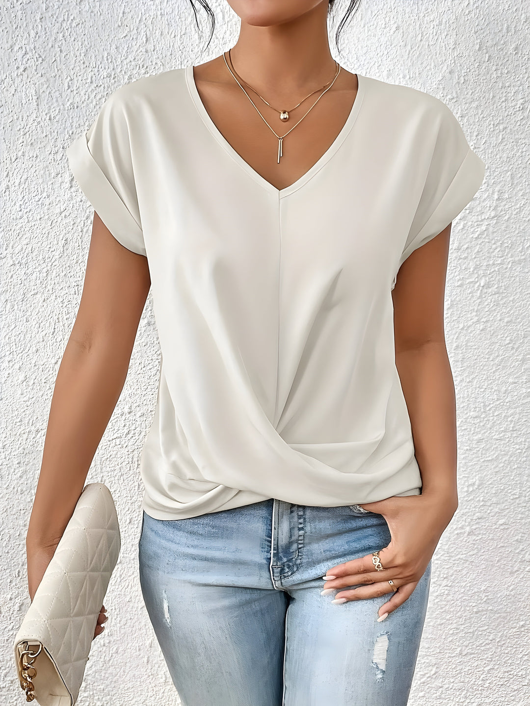 Annie Boutique™ | Relaxed Front Twist Top