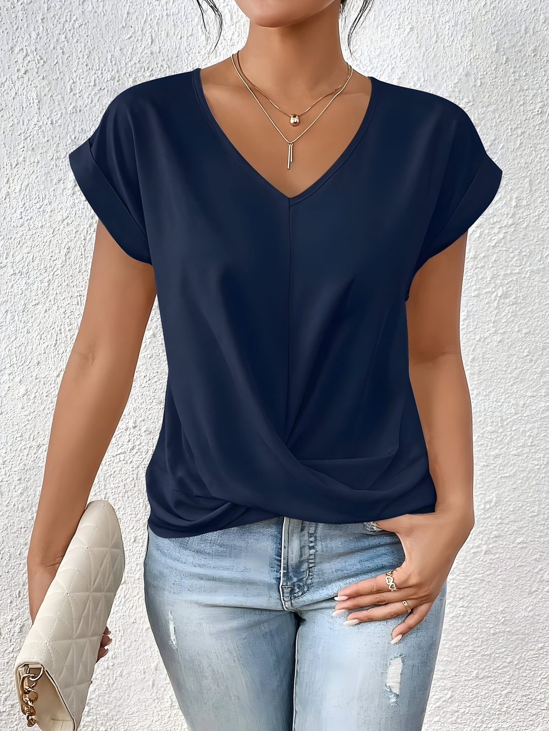 Annie Boutique™ | Relaxed Front Twist Top