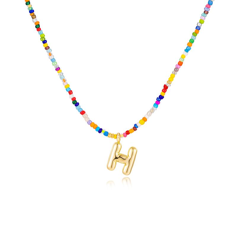 MACY™ - Colorful Bubble Letter Necklace