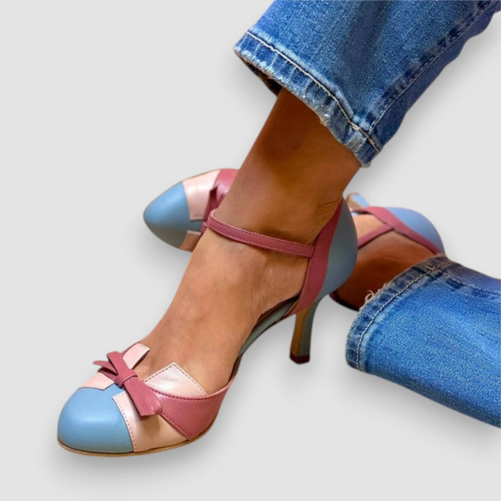 Noelle – Retro Bow Heels
