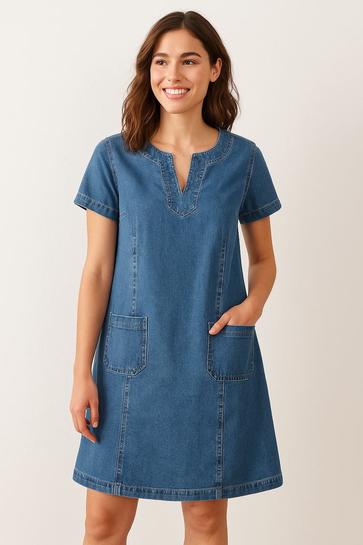 Annie Boutique™ | Soft Denim Dress