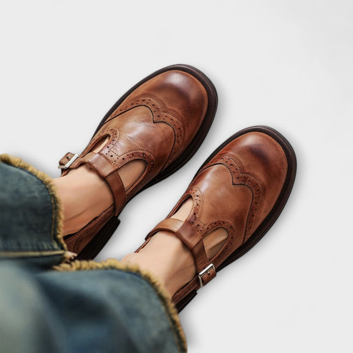 Madeleine™ | Classic Genuine Leather Mary Janes