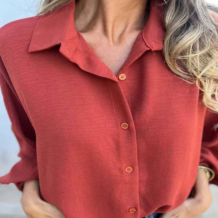 Annie Boutique™ | Stylish Buttoned Blouse